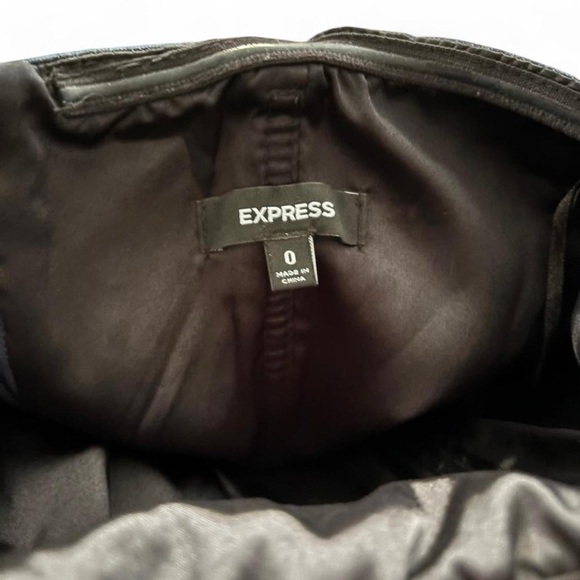 Express Dark Denim Strapless Dress - Picture 4 of 4